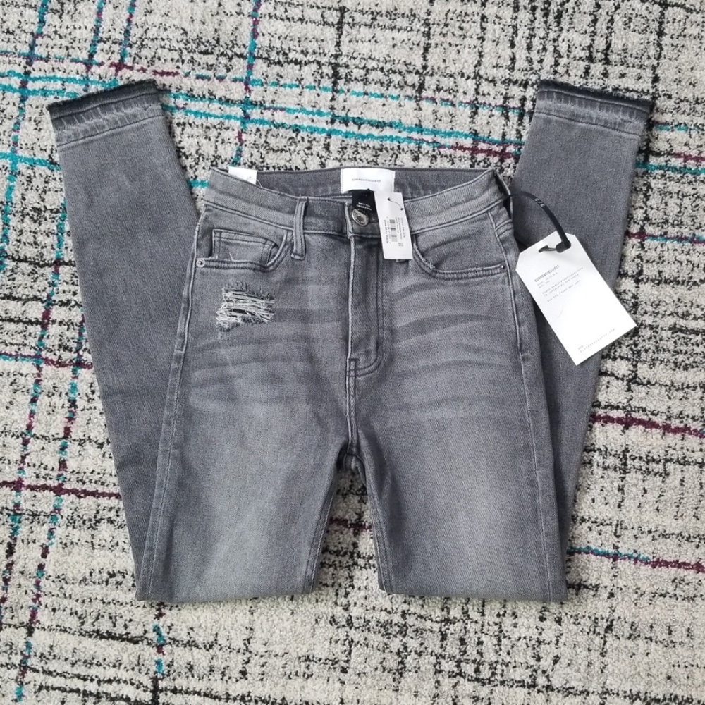 Current Elliott the ultra high waist skinny jeans